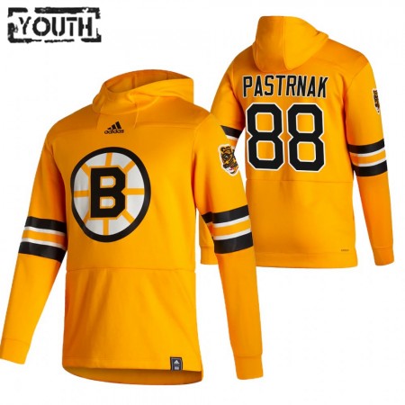 Dětské Boston Bruins David Pastrnak 88 2020-21 Reverse Retro Pullover Mikiny Hooded